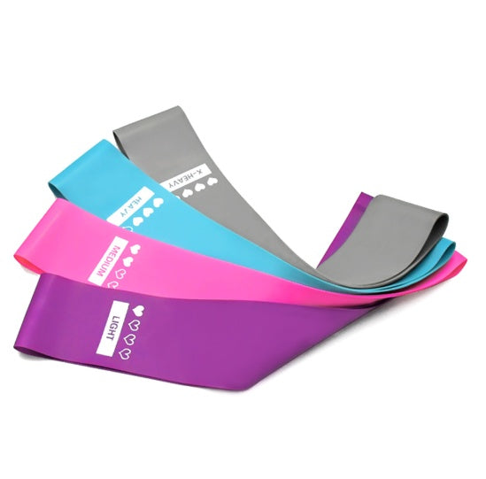 VeltrixFit Resistance Bands - Elastic Booty Bands for Home & Gym Workouts