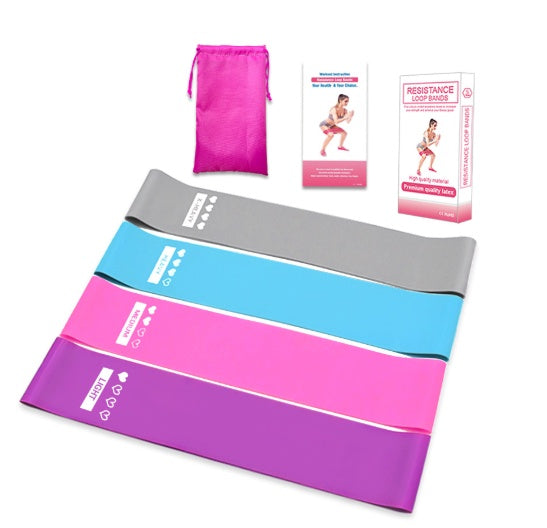 VeltrixFit Resistance Bands - Elastic Booty Bands for Home & Gym Workouts