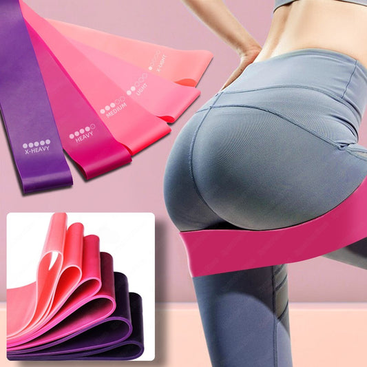 VeltrixFit Resistance Bands - Elastic Booty Bands for Home & Gym Workouts